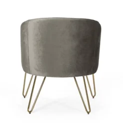 Grelton Modern Glam Velvet Club Chair With Hairpin Legs - Christopher Knight Home -Chic Furniture Store GUEST d2b5ea5a 6824 4485 8636 0e620a62ed8b