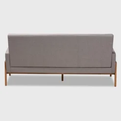 Perris Upholstered Wood Sofa Light Gray/Walnut - Baxton Studio 10 Perris Upholstered Wood Sofa Light Gray/Walnut - Baxton Studio -Chic Furniture Store GUEST d2bd87bf 8ee4 49ce b95d 03eda05ae235