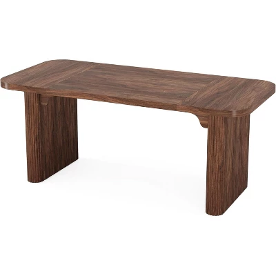 Tribesigns 62" Executive Desk, Large Office Computer Desk With Double Pedestal, Modern Simple Rectangle Writing Table For Home Office 9 Tribesigns 62" Executive Desk, Large Office Computer Desk With Double Pedestal, Modern Simple Rectangle Writing Table For Home Office - Image 9