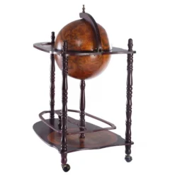 Tangkula Globe Bar Stand 34'' H Global Italian Style Rack Drinks Bottle Shelf -Chic Furniture Store GUEST d358473b aaa6 4254 8f00 5a13b9820327