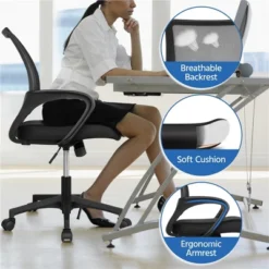 Yaheetech Adjustable Ergonomic Computer Chair Office Chair -Chic Furniture Store GUEST d43aa7ea 23ff 48ab bee7 99a1eef70d2a