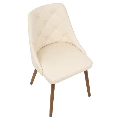 Giovanni Mid Century Modern Dining Chair Cream - Lumisource 5 Giovanni Mid Century Modern Dining Chair Cream - Lumisource - Image 5