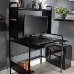 Icarus Gaming Desk Black - X Rocker -Chic Furniture Store GUEST d6b88e86 2211 48ea 8f4f 4490bd637fea