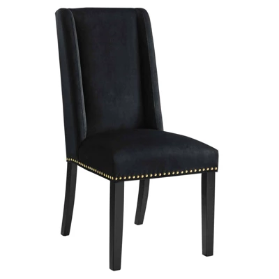 Set Of 2 Baron Performance Velvet Dining Chairs - Modway 1 Set Of 2 Baron Performance Velvet Dining Chairs - Modway