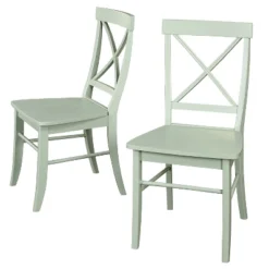 Set Of 2 Albury Cross Back Dining Chairs - Buylateral -Chic Furniture Store GUEST da994b99 26ab 42cf 8ec0 1927c68a3ced