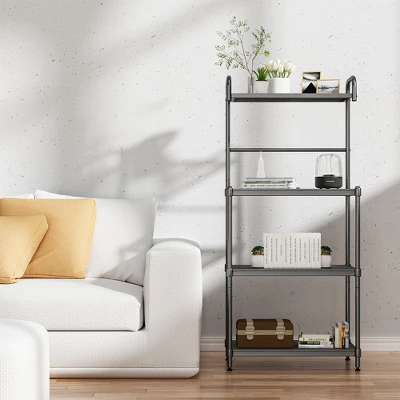 Costway 4-Tier Baker's Rack Microwave Oven Stand Shelves Kitchen Storage Rack Organizer 1 Costway 4-Tier Baker's Rack Microwave Oven Stand Shelves Kitchen Storage Rack Organizer