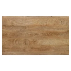 Charls 47'' Rectangle Dining Table With Black Metal 4 Point/Leg -The Pop Maison -Chic Furniture Store GUEST dca232ca bd31 45d6 a6d1 2aad11aece36