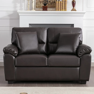 Morden Faux Leather Upholsteredwith Pillows -Morden Fort 9 Morden Faux Leather Upholsteredwith Pillows -Morden Fort - Image 9