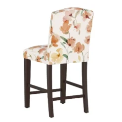 Alex Camel Back Counter Height Barstool With Botanical Print - Skyline Furniture -Chic Furniture Store GUEST dd00f3ee b012 4ba0 814e 28b30668cbb9