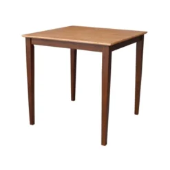 36" Square Solid Wood Top Counter Height Table With Shaker Legs - International Concepts -Chic Furniture Store GUEST ddae526d 32c2 48ee b0f2 2385a2a300f0