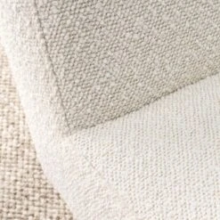 Set Of 2 Boucle Dining Chairs, Upholstered Armless Side Chairs With Solid Oak V-Leg Design For Modern Dining Room-Maison Boucle -Chic Furniture Store GUEST de9bae63 a0ea 4199 86ea 35a2f8c2e76d