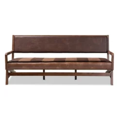 Rovelyn Faux Leather Finished Wood Sofa Brown - Baxton Studio 17 Rovelyn Faux Leather Finished Wood Sofa Brown - Baxton Studio -Chic Furniture Store GUEST e0e06c5c 5081 40d8 a387 dfbd7744d699