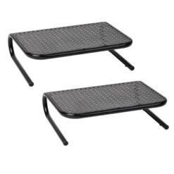 Mind Reader 2pk Metal Monitor Stand And Riser Black -Chic Furniture Store GUEST e3c48a05 fbeb 4807 874a 9e9817fca298