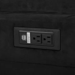 Finley Convertible Futon Sofa Bed Black - Serta -Chic Furniture Store GUEST e5a9202a 6f1d 4b76 9ced 11d9fc275c3d