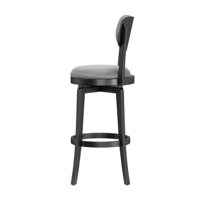 31" Sloan Swivel Barstool Black/Gray - Hillsdale Furniture 6 31" Sloan Swivel Barstool Black/Gray - Hillsdale Furniture - Image 6