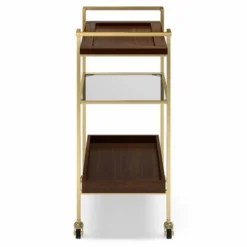 Moyer Bar Cart Cognac - WyndenHall -Chic Furniture Store GUEST eac41e14 1824 4e93 8c69 00bd72b88971