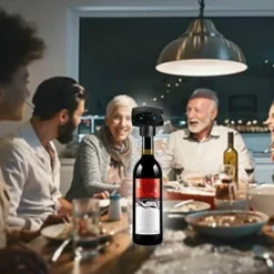 Electric Wine Stopper, Automatic Wine Vacuum Pump & Sealer, Reusable Wine Bottle Stopper Cork Saver Plug -Chic Furniture Store GUEST eaecd04d e748 4289 8e53 f3bb87e36557