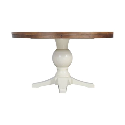Barrett Round Standard Height Dining Table Natural/White - Picket House Furnishings 2 Barrett Round Standard Height Dining Table Natural/White - Picket House Furnishings - Image 2