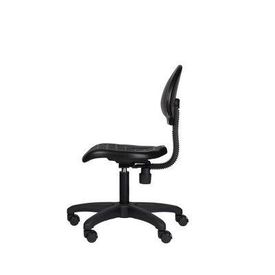 16"-21" Adjustable Height Polyurethane Task Office Chair Black- Hampden Furnishings 3 16"-21" Adjustable Height Polyurethane Task Office Chair Black- Hampden Furnishings - Image 3