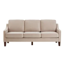 NicBex 74"Modular Sectional Sofa Couch With Soft Cushion Modern Upholstered Velvet 3-Seater Sofa With Wood Legs For Living Room,Apartment -Chic Furniture Store GUEST ecfc5700 2f2f 41be b597 9e773bb863b0