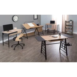 Craft Desk Wood Light Brown - Studio Designs -Chic Furniture Store GUEST f0669e56 9bb3 4648 af5c 7d008a312e9d