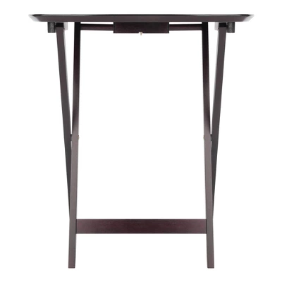 Set Of 4 Single Snack Tables Espresso - Winsome 4 Set Of 4 Single Snack Tables Espresso - Winsome - Image 4