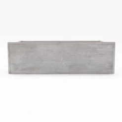 LuxenHome Gray Wood 2-Drawer 1-Shelf Console And Entryway Table 16 LuxenHome Gray Wood 2-Drawer 1-Shelf Console And Entryway Table -Chic Furniture Store GUEST f2617efe cd4a 4d26 9676 c98ed874e265