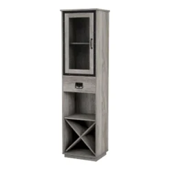 MiBasics Stormquiet Farmhouse 1 Drawer Tower Cabinet With Wine Rack And Shelves 23 MiBasics Stormquiet Farmhouse 1 Drawer Tower Cabinet With Wine Rack And Shelves -Chic Furniture Store GUEST f2eb6bfe 3dfe 4552 b92a 605294585976