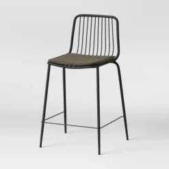 Set Of 2 Sodra Rounded Seat Wire Counter Height Barstool Black - Threshold™ -Chic Furniture Store GUEST f3977ede cee1 4f10 9a89 a9cc685fe28a