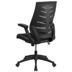 Emma And Oliver High Back Black Mesh Swivel Ergonomic Office Chair With Adjustable Flip-Up Arms 14 Emma And Oliver High Back Black Mesh Swivel Ergonomic Office Chair With Adjustable Flip-Up Arms -Chic Furniture Store GUEST f3caed78 a311 4711 bea5 31f41c967e55