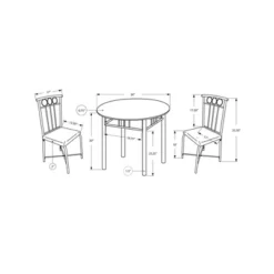 3pc Dining Set Black Metal - EveryRoom 6 3pc Dining Set Black Metal - EveryRoom -Chic Furniture Store GUEST f5c87c10 fa8a 47b3 a2fc 72119fe92100
