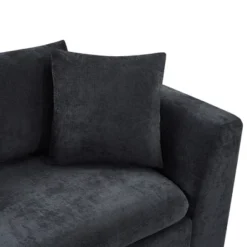 L-Shaped Sectional Sofa Chenille Upholstered Sofa Couch With Wooden Storage Compartment, Black/Brown/Gray/Green-ModernLuxe -Chic Furniture Store GUEST f5d4dde3 026f 4910 9d70 845e70a79744