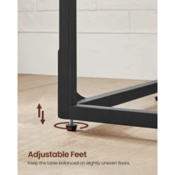 VASAGLE C-Shaped End Table, Small Side Table For Couch, Sofa Table With Metal Frame For Living Room, Bedroom, Bedside -Chic Furniture Store GUEST f5fd11d9 2aa4 4bb3 8d2d 9662763fac66