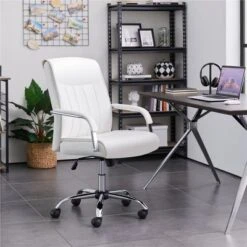 Chic Furniture Store 25 Yaheetech Office Chair Big And Tall Desk Chair Padded Armrests