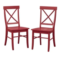 Set Of 2 Albury Cross Back Dining Chairs - Buylateral -Chic Furniture Store GUEST f7cf6a4d 6b6c 4518 b00b 2dbae73493a3