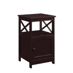 Oxford End Table With Storage Cabinet And Shelf - Breighton Home -Chic Furniture Store GUEST f948cf4f a7f2 4b1a a791 94654dd5bc78