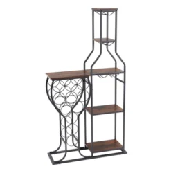 SEVOBAL Racks Versatile Use Five Tier Bakers Rack Durable Construction Multi-Room Function For Rooms, Antique Brown, 28.74"*9.53"*53.94" -Chic Furniture Store GUEST f9ea015a cb9f 477d a8ef 2cac5da30790