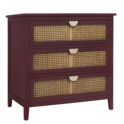 Archie Ash Wood Veneer 3-drawer And Pine Legs Accent Cabinet With Storage- Maison Boucle -Chic Furniture Store GUEST fb94c013 7a0f 4a8d 8319 555ca592e210