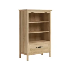 51.41" 2 Open Shelves Adaline CafĂŠ Vertical Bookcase With Storage Orchard Oak - Sauder