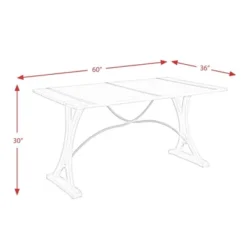 Keaton Folding Top Dining Table Beach - Picket House Furnishings -Chic Furniture Store GUEST fe7ca032 c176 41bd 97d9 1cd1990e1a83